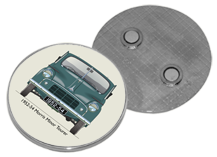 Morris Minor Tourer Series II 1952-54 Round Fridge Magnet